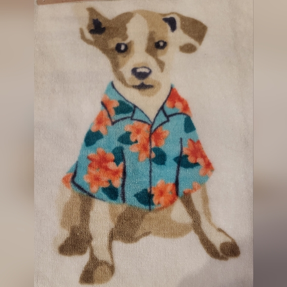 Ellen DeGeneres dog Print beach towel